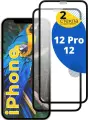 Комплект 2 шт. Защитное стекло для iPhone 12, 12 Pro, Противоударное стекло на Айфон 12, 12 Про