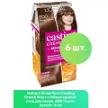 L'Oreal Paris Casting Creme Gloss стойкая краска-уход для волос, 600 Темно-русый - 6 шт
