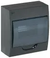 Щит распределительный ЩРН-П-8 IP41 черный KREPTA 3 IEK