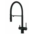 Смеситель для кухни под фильтр на магните Grocenberg GB4096 Чёрный матовый