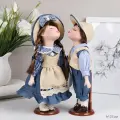 Куклы фарфоровые мальчик и девочка «Поцелуй» 2 штуки в наборе, 31 см