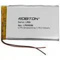 Литий-полимерный аккумулятор 3.7V, 4100 mAh с размерами 80 x 50 x 8,5 мм.
