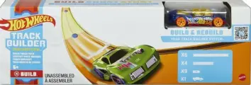 Трек Mattel Hot Wheels Конструктор трасс Прямые трассы с машинкой GVG13