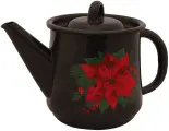 Чайник эмалированный СтальЭмаль, 1 л, цвет мультиколор с декором