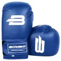 Боксерские перчатки Boybo Basic, искусственная кожа, синий, размер 6 oz (унций)