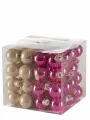 15571 Набор из 64 шаров по 2,5 см (кремового цвета и цвета фуксии)