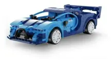 Радиоуправляемый конструктор CADA спортивный автомобиль Blue Race Car (325 деталей)