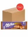 Шоколад молочный Milka мммах арахис-карамель 270г 11шт
