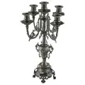 Канделябр Барокко на 5 свечей под бронзу