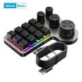 Программируемая макро-клавиатура RGB 12 клавиш механическая, USB Wired Black