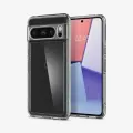 Чехол Spigen на Google Pixel 8 Pro (ACS06315) Ultra Hybrid / Спиген чехол для Пиксель 8 Про накладка, противоударный, с защитой камеры, прозрачный