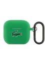 Lacoste для AirPods 3 чехол Liquid silicone Croc Logo Green