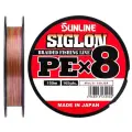 Шнур Sunline Siglon PEх8 multicolor 150м 0,4 6lb