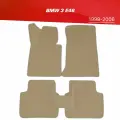 Коврики EVA (ЕВА) 3D BMW 3 (E46) +2 логотипа / БМВ 3-серии (Е46) (1998-2006)