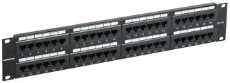 Патч-панель ITK PP48-2UC5EU-K05-G 19 2U 48xRJ45 кат.5E UTP