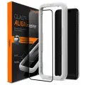 Защитное стекло Spigen на iPhone 11/XR (AGL00106) AlignMaster Full Coverage 1 шт / Спиген стекло для Айфон 11, прочное, олеофобное покрытие, черное
