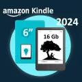 Электронная книга Amazon Kindle 11, 6, 16Gb, 2024, Wi-Fi, подсветка, Special Offer, чёрная, с обложкой ReaderONE