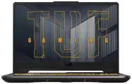15.6 Ноутбук ASUS TUF Gaming F15 FX506EB-HN155 1920x1080, Intel Core i5 11400H 2.7 ГГц, RAM 8 ГБ, DDR4, SSD 512 ГБ, NVIDIA GeForce RTX 3050 Ti, без ОС, 90NR0703-M04500, темный серый