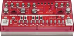 BEHRINGER TD-3-SB аналоговый басовый синтезатор, VCO с двумя формами волны, VCF, VCA, 16-шаговый секвенсор возможностью сохране