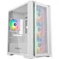 Компьютерный корпус Powercase ALISIO Micro X4W V2 TG ARGB White (CAMCXW-A4)