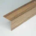 Порожек для напольных покрытий 25x25 мм, длина 1,8 м, уголок алюминиевый Русский профиль, накладки на ступени, дуб медовый