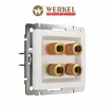 Werkel W1285001/ Werkel / Веркель Акустическая розетка (hammer белый)1шт