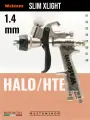 Краскопульт Walcom Slim XLIGHT HTE SR , сопло 1,4 мм, бачок 0,6 л