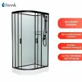 Душевая кабина Frank F412R Black без крыши