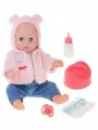 Пупс интерактивный 43см Позаботься обо мне в шубке,