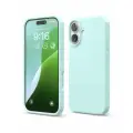 Elago для iPhone 16 чехол Soft silicone (Liquid) Aqua Sky