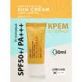 Lebelage Sun High Protection Устойчивый солнцезащитный крем для ухода за кожей лица, шеи и зоны декольте с высоким фактором защиты SPF50+PA+++, корейская косметика. 30 мл