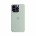 Apple силиконовый чехол для iPhone 14 Pro Silicone Case MagSafe (светло-зеленый)