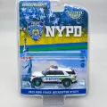 Машинка Green light 1/64 2023 Ford Explorer - New York City Police Department NYPD Alloy car model Green machine
