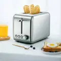 Тостер Deerma Bake Machine DEM-SL281, 800 Вт, 2 тоста, 6 режимов обжаривания, серебристый