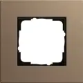 Рамка на 1 пост Gira Esprit MPx, универсальный монтаж, цвет светло-коричневый