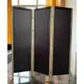 Ширма черная 3 створки, ширина 156 см высота 180 см, складная