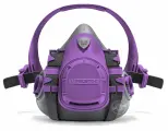 Полумаска RESPIK 802 ( 7502 ) от химии , для покраски, от пыли для фильтров RESPIK / цвет: фиолетовый / размер M