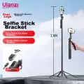 Ulanzi MA09 Bluetooth Live Streaming Tripod, Selfie Stick, Photography Accessory, Vlog Short Video, Desktop Outdoor Handheld Portable Remote Control, Multifunctional Photography Stand