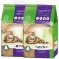 CAT'S BEST SMART PELLETS - Кэтс Бэст наполнитель древесно-комкующийся для длинношерстных кошек (10 + 10 л)