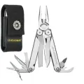 Мультитул Leatherman Curl, серебристый, 15 опций с чехлом