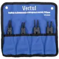 Набор съёмников стопорных колец 160мм 4 предмета Vertul VR19036