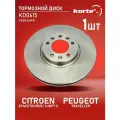Диск тормозной Kortex для CITROEN /PEUGEOT передний (d-304mm)