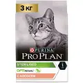 PRO PLAN CAT OPTIRENAL STERILISED SALMON для взрослых кастрированных котов и стерилизованных кошек с лососем (3 + 3 кг)