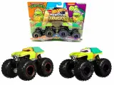 Машинка Mattel Hot Wheels Монстр Трак Мультяшный автомобиль FYJ64 Monster Trucks Michelangelo VS Donatello