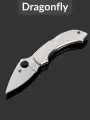 Складной нож Spyderco Dragonfly C28P, сталь VG-10, рукоять сталь