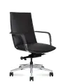 Кресло для переговорной Norden Parker LB HD-2216-1 L LB black черная премиум экокожа