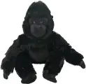 Мягкая игрушка All About Nature Горилла, 23 см K8239-PT, черная