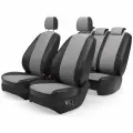 Чехлы на сиденья VW Tiguan 2007-2018 (Экокожа Ромб-Квадрат) Серия PRO