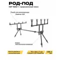 Род-под на 5 удилищ, черный, алюминий