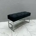 Банкетка с ящиком в прихожую для обуви 100х35х55 см STEEL MEBEL (БПХ-0К6)